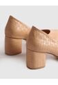 Tacones Texturizados  Para Mujer Café Patprimo de Patprimo
