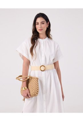 Vestido Para Mujer M/C Medio Color Blanco Marca Patprimo #30171083