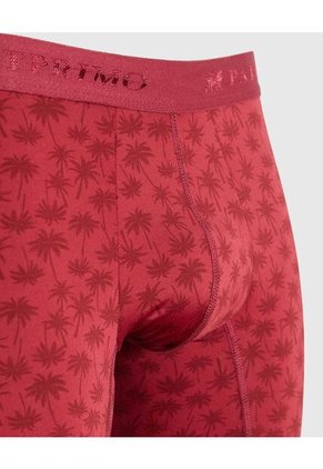 Bóxer Medio Estampado X1 Para Hombre Rojo Patprimo