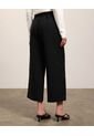 Pantalón Culotte Casual  Para Mujer Negro Patprimo de Patprimo