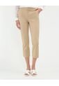Pantalón Capri Con Taches  Para Mujer Beige Patprimo de Patprimo