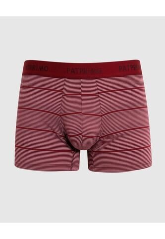 Boxer X1 Para Hombre Fleat Seamer Medio Color Vino Marca Patprimo #44000511 Patprimo