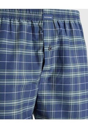 Boxer Para Hombre Bragueta Amplio Color Azul Marca Patprimo #10470-H0