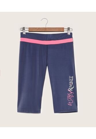 Leggins Para Niña Corto Color Azul  Marca Patprimo #86230070 Patprimo
