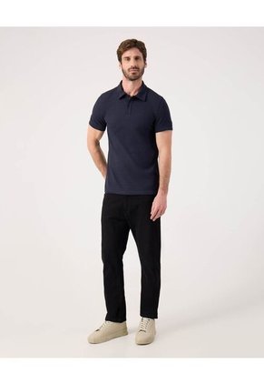 Polo Para Hombre Cuello Maquina Sin Bolsillo Color Azul Marca Patprimo #44112783