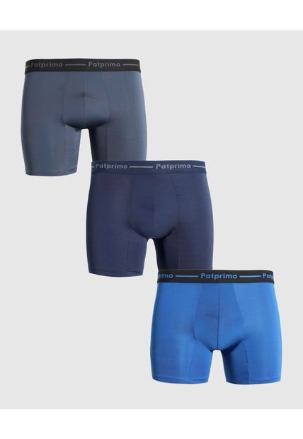 Boxer Para Hombre Filete Medio Color Azul Marca Patprimo #44420003