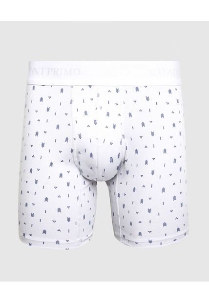 Boxer Para Hombre Fleat Seamer Medio Color Blanco Marca Patprimo #44000093
