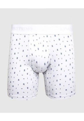 Boxer X1 Para Hombre Fleat Seamer Medio Color Blanco Marca Patprimo #44000093