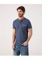 Polo Para Hombre M/L Cuello Mao Con Bolsillo Color Azul Marca Patprimo #44112781 de Patprimo