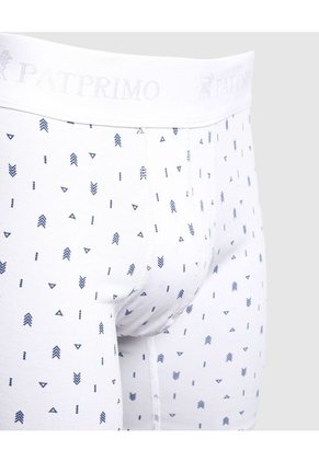 Boxer X1 Para Hombre Fleat Seamer Medio Color Blanco Marca Patprimo #44000093