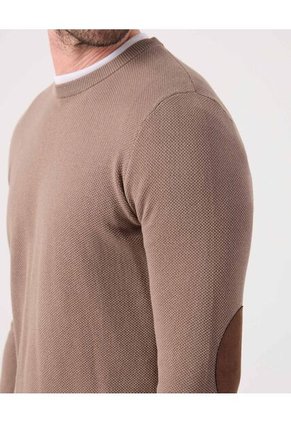 Saco Para Hombre Cuello Redondo Color Café Marca Patprimo #44330234