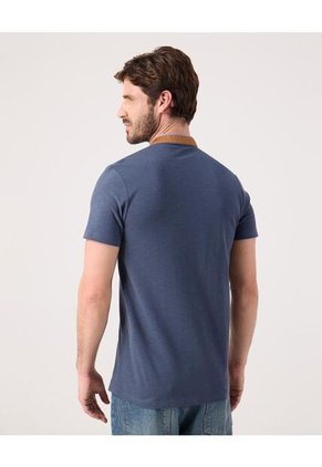 Polo Para Hombre M/L Cuello Mao Con Bolsillo Color Azul Marca Patprimo #44112781