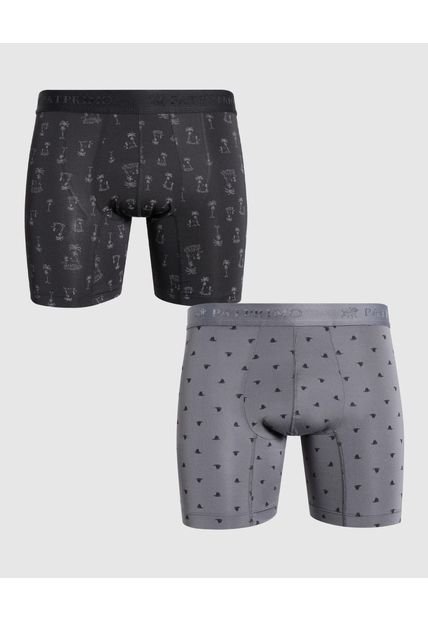 Boxer Para Hombre Fleat Seamer Medio Color Negro Marca Patprimo #44000328