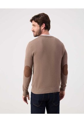 Saco Para Hombre Cuello Redondo Color Café Marca Patprimo #44330234