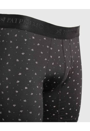 Boxer X1 Para Hombre Fleat Seamer Medio Color Negro Marca Patprimo #44000194