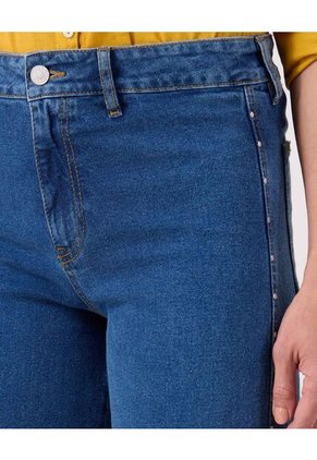 Jean Para Mujer Wide-Leg Color Azul Marca Patprimo #30160479