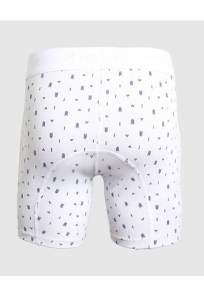 Boxer X1 Para Hombre Fleat Seamer Medio Color Blanco Marca Patprimo #44000093