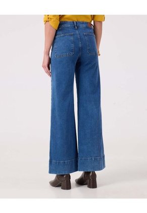 Jean Para Mujer Wide-Leg Color Azul Marca Patprimo #30160479