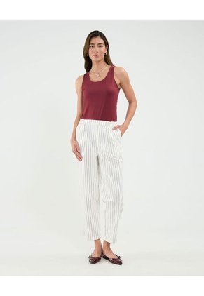 Camiseta Para Mujer Manga Sisa Cuello Redondo Color Vino Marca Patprimo #30093705