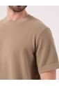 Camiseta Para Hombre Manga Corta Cuello Redondo Color Beige Marca Patprimo #44090942 de Patprimo