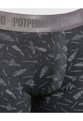 Boxer Para Niño Fleat Seamer Medio Color Gris  Marca Patprimo #66000109