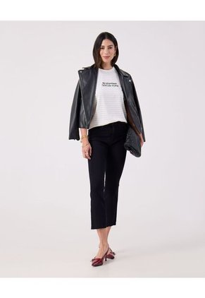 Camiseta Para Mujer Manga Corta Cuello Redondo Color Blanco Marca Patprimo #30093830