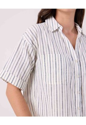 Camisa Para Mujer Manga Corta Color Blanco Marca Patprimo #30010760
