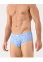 Boxer Para Hombre Clasico Color Azul Marca Patprimo #10044-51 de Patprimo