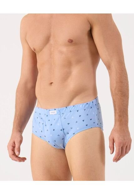 Boxer Para Hombre Clasico Color Azul Marca Patprimo #10044-51