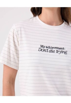 Camiseta Para Mujer Manga Corta Cuello Redondo Color Blanco Marca Patprimo #30093830