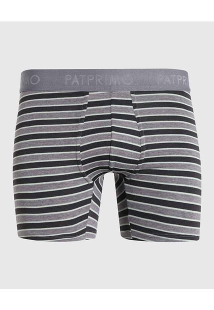 Boxer Para Hombre Filete Medio Color Gris Marca Patprimo #44000292
