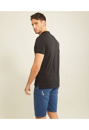 Polo Para Hombre Cuello Tejido Sin Bolsillo Color Negro Marca Patprimo #44112316