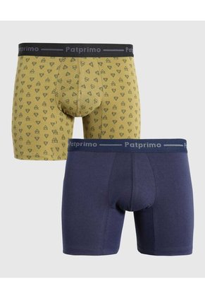 Boxer X2 Para Hombre Fleat Seamer Medio Color Surtido Marca Patprimo #44410001