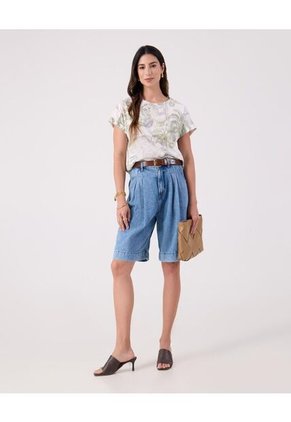 Blusa Para Mujer Manga Corta Color Verde Marca Patprimo #30123632