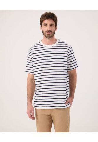 Camiseta Para Hombre Manga Corta Cuello Redondo Color Blanco Marca Patprimo #44090934 Patprimo