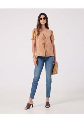 Jean Para Mujer Slim Color Azul Marca Patprimo #30160491