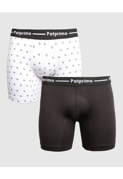 Boxer Para Hombre Fleat Seamer Medio Color Negro Marca Patprimo #44410001