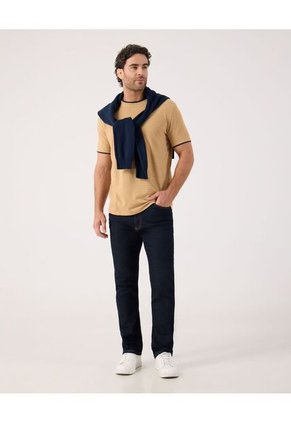 Camiseta Para Hombre Manga Corta Cuello Redondo Color Café Marca Patprimo #44090936