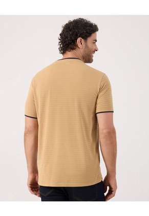 Camiseta Para Hombre Manga Corta Cuello Redondo Color Café Marca Patprimo #44090936