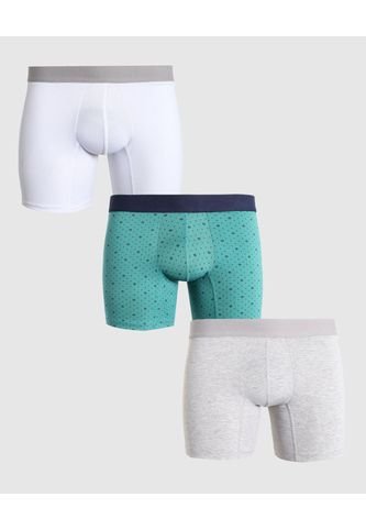 Boxer X3 Para Hombre Fleat Seamer Medio Color Surtido Marca Patprimo #44420001 Patprimo