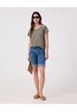 Bermuda Para Mujer Regular Largo Color Azul Marca Patprimo #30100394 de Patprimo