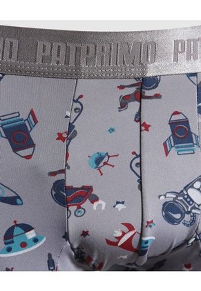 Boxer Para Niño Filete Medio Color Gris  Marca Patprimo #63000071