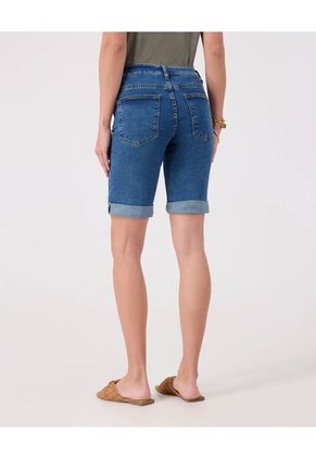 Bermuda Para Mujer Regular Largo Color Azul Marca Patprimo #30100394