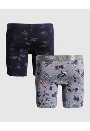 Boxer Para Niño Filete Medio Color Gris  Marca Patprimo #63000071