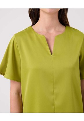 Blusa Para Mujer Manga Corta Color Verde Marca Patprimo #30123608
