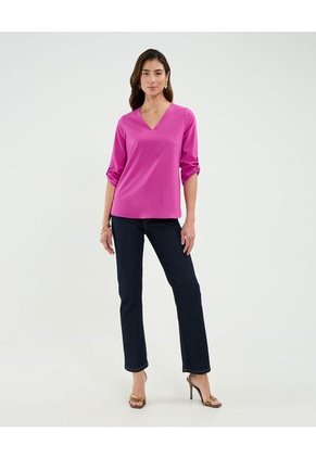 Blusa Para Mujer Manga 3/4 Color Rosa Marca Patprimo #30123449