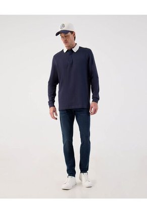 Buzo  Para Hombre Cuello Tejido Color Azul Marca Patprimo #44060325