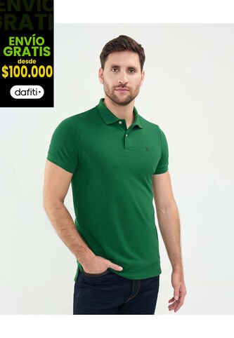 Polo Para Hombre Cuello Tejido Sin Bolsillo Color Verde  Marca Patprimo #44112696 Patprimo