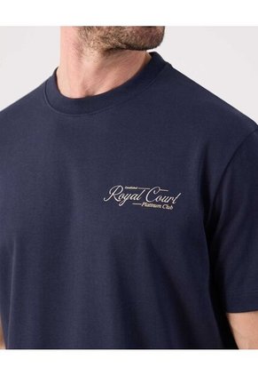 Camiseta Para Hombre Manga Corta Cuello Redondo Color Azul Marca Patprimo #44090967