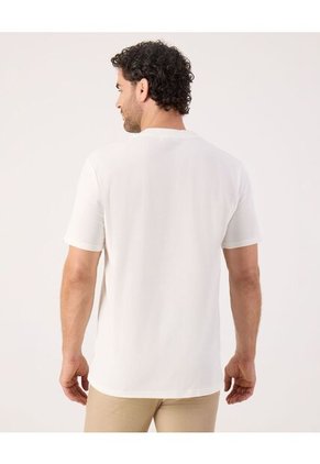 Camiseta Para Hombre Manga Corta Cuello Redondo Color Blanco Marca Patprimo #44090937